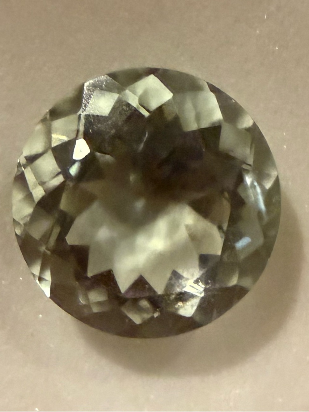 Green Amethyst Prasiolite 9ct Round 14mm Large Loose Gemstone Brazil